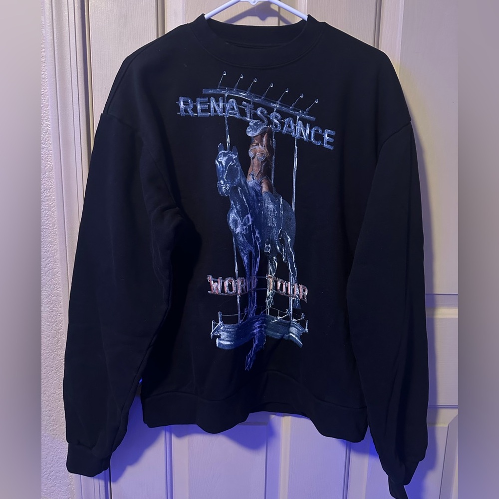 OFFICIAL BEYONCE RENAISSANCE TOUR SWEAT SHIRT MEDIUM NEVER WORN